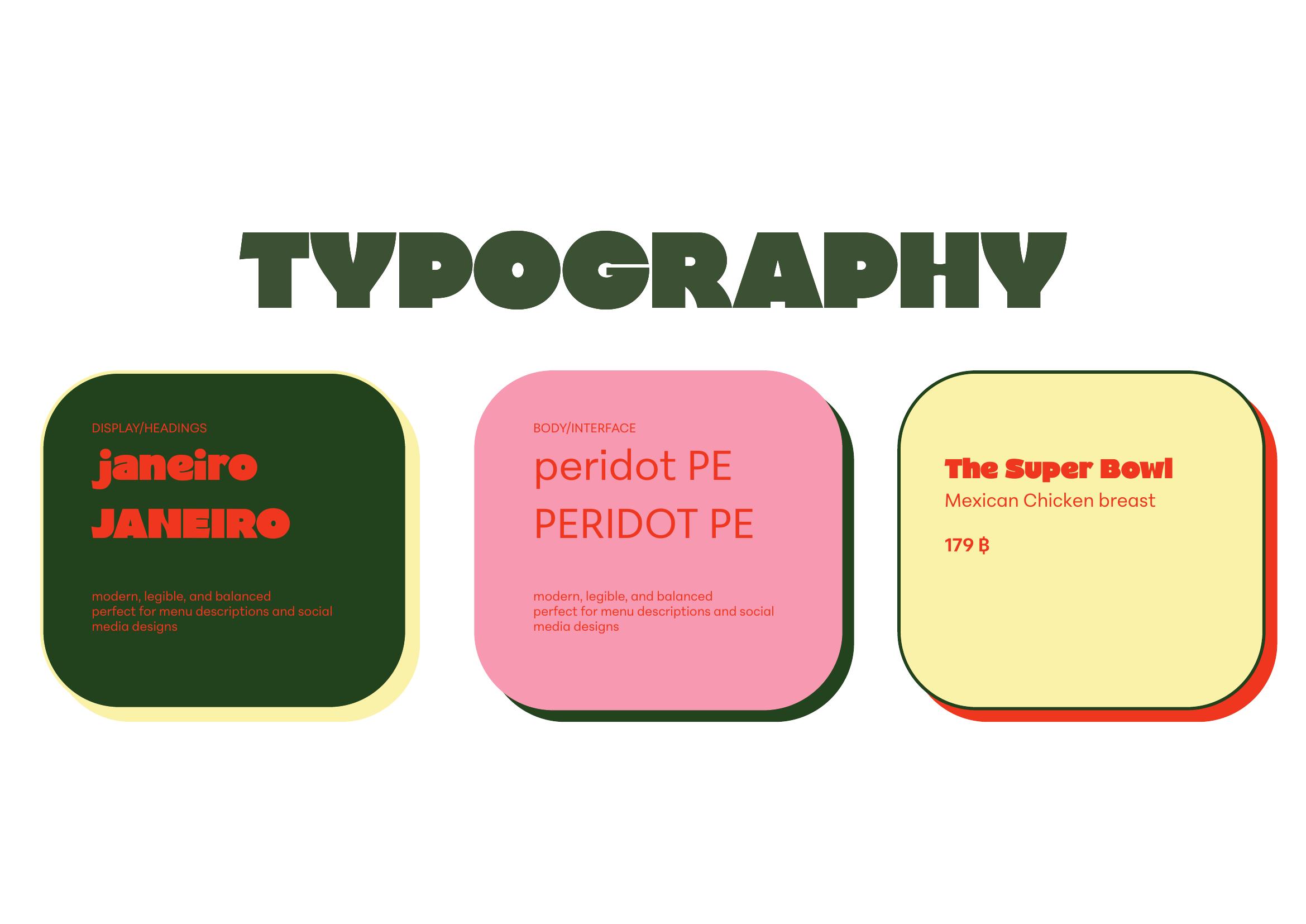Bowl Spot typography