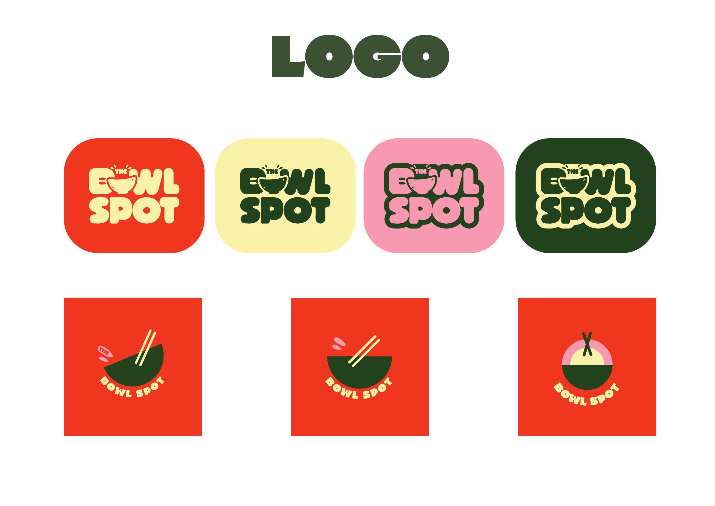 Bowl Spot logo suite
